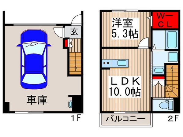 N.Leaf白井の物件間取画像